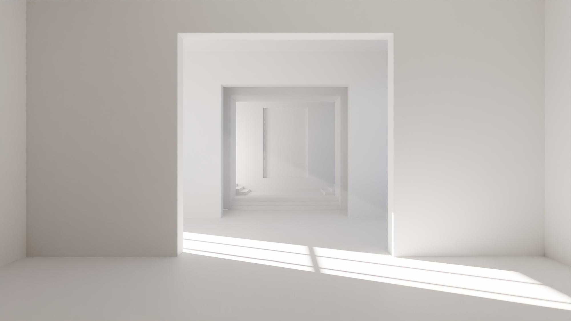 Studio open door with natural light